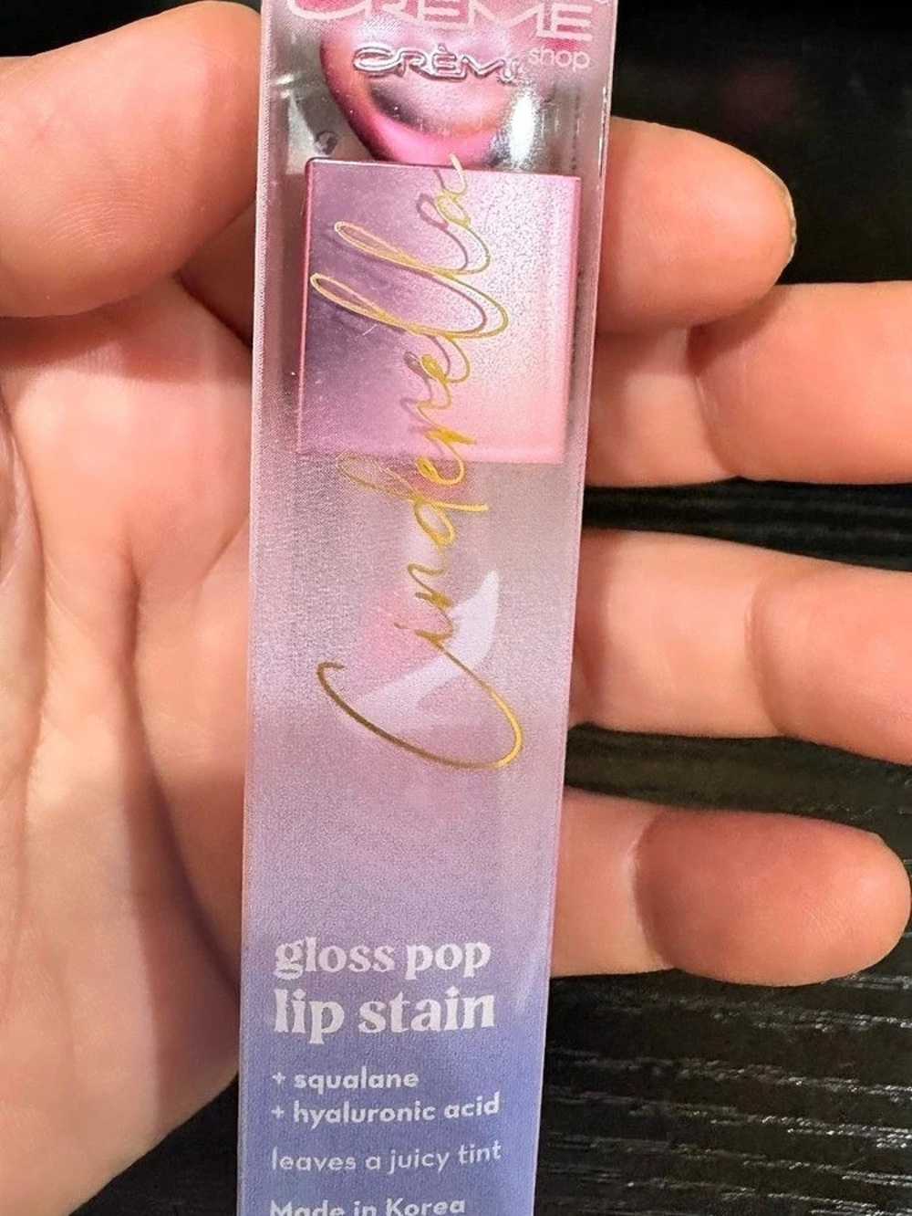 The creme shop  gloss pop lip stain Lip Stain shade Midnight Rush BNIB